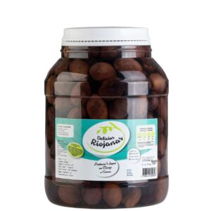 Aceitunas NEGRAS 1 **delicias riojanas** frasco 1,9kg