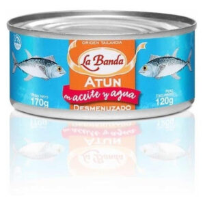 ATUN DESMENUZADO ACEITE **LA BANDA** 170GR.