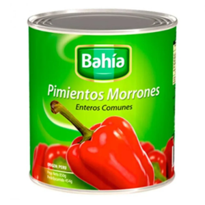 PIMIENTOS MORRONES ENTEROS **BAHIA** 793GR.