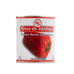 PIMIENTOS MORRONES **FINCA DE SANTIAGO** 750GR.
