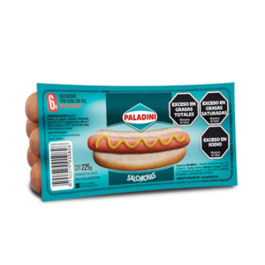 Salchichas **PALADINI** 225GR. X6u