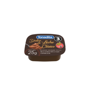 DULCE DE LECHE **TONADITA** MINI POR. 25g X108 │ 2,7kg.