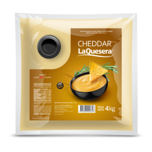 QUESO CHEDDAR P/UNT. **LA QUESERA** POUCH 4KG