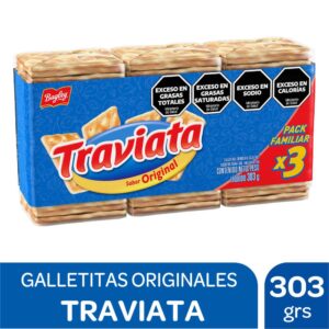 GALLETITAS **TRAVIATAS** TRIPACK 303GR.
