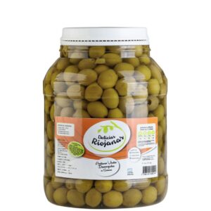 Aceitunas VERDES descar. **delicias riojanas** frasco 1,7kg