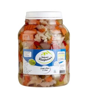 PICKLES en vinagre **delicias riojanas** frasco 3KG. /1,9E