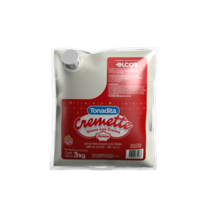 QUESO CREMA CREMMETTE** TONADITA** 3KG