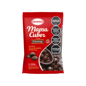 BOTONES CHOCOLATE SEMIAMARGO **MAPSACUBER** 0.5KG.