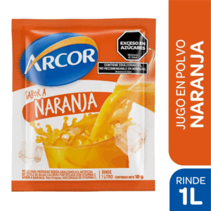 JUGO EN POLVO NARANJA **ARCOR** 7GR